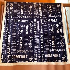 Comfort Plush Purple Blanket